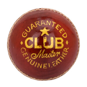 BDM Club Master Red Cricket Leather Ball